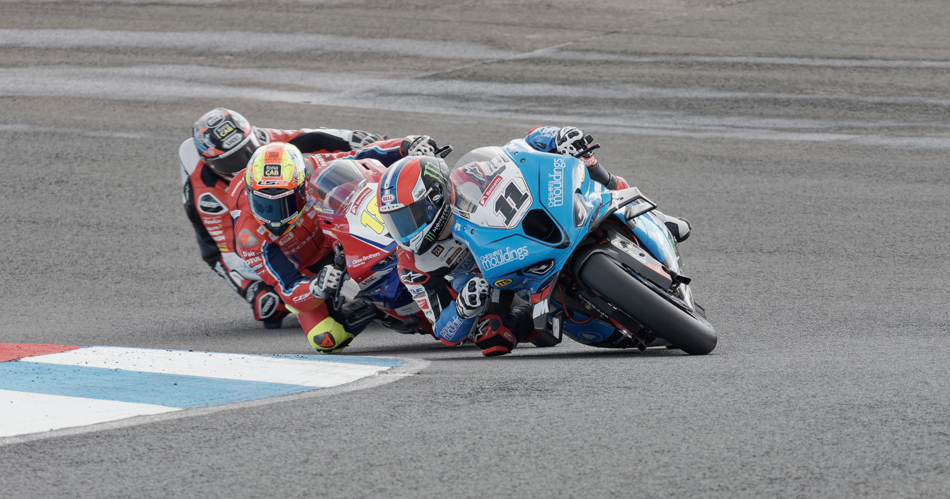 BSB 2024 at Knockhill race circuit